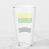 Skoliosexuelle Flagge Glas (Rückseite)