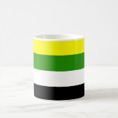 Skoliosexuelle Flagge Kaffeetasse (Mittel)