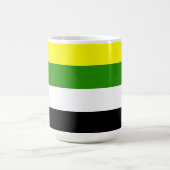 Skoliosexuelle Flagge Kaffeetasse (Mittel)