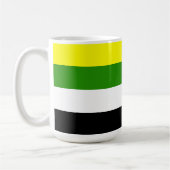 Skoliosexuelle Flagge Kaffeetasse (Links)