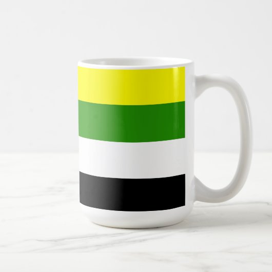 Skoliosexuelle Flagge Kaffeetasse (Rechts)