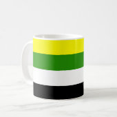 Skoliosexuelle Flagge Kaffeetasse (Vorderseite Links)
