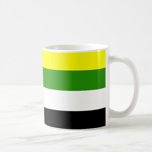 Skoliosexuelle Flagge Kaffeetasse (Rechts)
