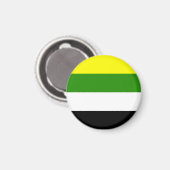Skoliosexuelle Flagge Magnet (Vorderseite/Rückseite)