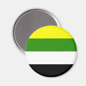 Skoliosexuelle Flagge Magnet (Vorderseite/Rückseite)