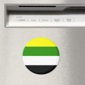 Skoliosexuelle Flagge Magnet (In Situ (Geschirrspüler))