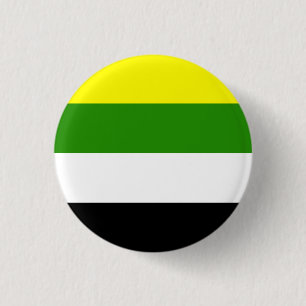 Skoliosexuelle Pride-Flagge Button