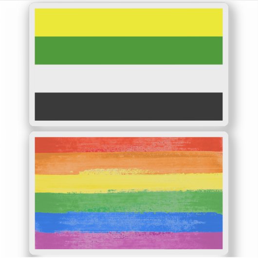 Skoliosexueller Stolz Aufkleber (Vorderseite)