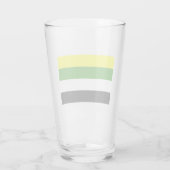 Skoliosexueller Stolz Glas (Rückseite)
