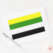 Skoliosexueller Stolz Rechteckiger Aufkleber (Umschlag)