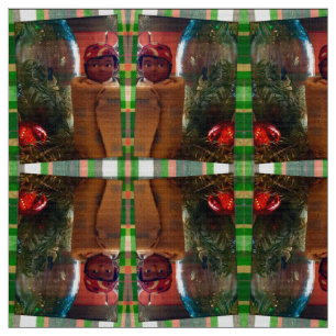 Skookum Christmas Cabin Fabric Stoff