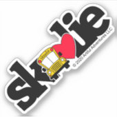 Skoolie Aufkleber (Vorderseite)