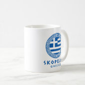 Skopelos, Griechenland Kaffeetasse (VorderseiteRechts)