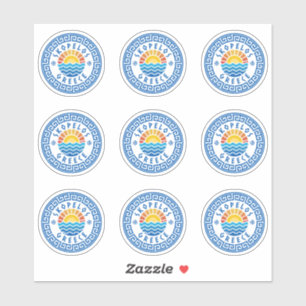 Skopelos-Insel, Griechenland Mehrfach-Pack-Sticker Aufkleber