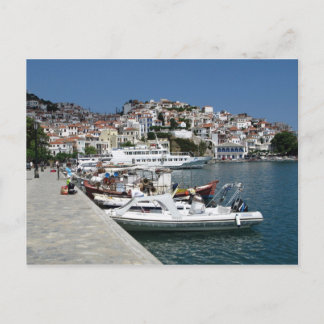 Skopelos Stadt Postkarte