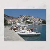 Skopelos Stadt Postkarte (Vorderseite)
