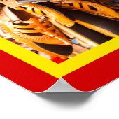 Skopje, Altes Basar in Nordmakedonien Poster (Ecke)