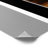 Skopje in der Nacht Poster (Ecke)