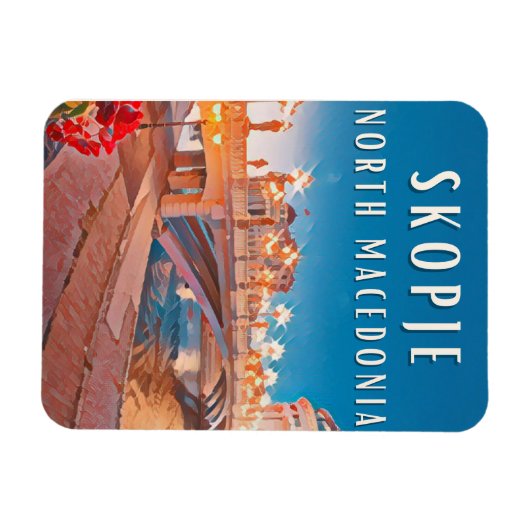 Skopje Magnet (Horizontal)