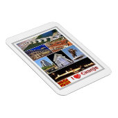 Skopje - Mazedonien - I Liebe - Magnet (Rechte Seite)