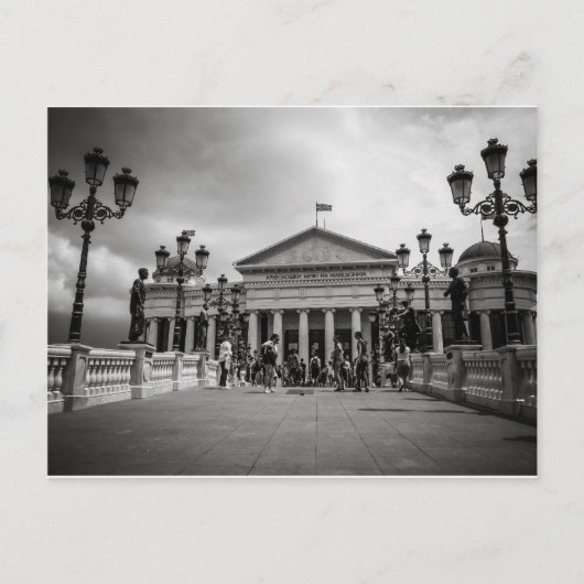 Skopje, Mazedonien Postkarte (Vorderseite)