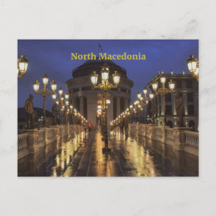 Skopje, Nordmazedonien Postkarte