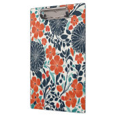 Skorbut und Schwarz Moderne Blumen Klemmbrett (Links)