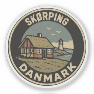 Skørping, Dänemark Danmark Aufkleber