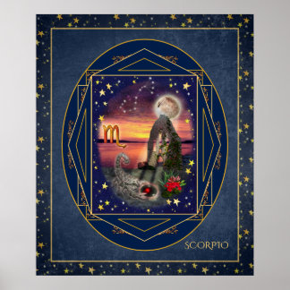 Skorpio Art Collage Poster