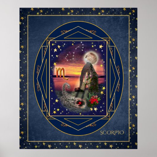 Skorpio Art Collage Poster (Vorne)