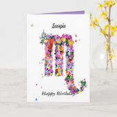 Skorpio Astrologie Geburtstagskarte Karte (Gelbe Blume)