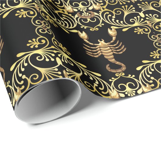 Skorpio Astrologie Geschenkpapier (Rolleneckpunkt)