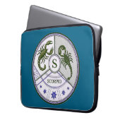 Skorpio Astrologie Laptopschutzhülle (Vorderseite Links)