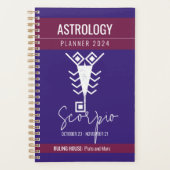 Skorpio Astrologie Planer (Vorderseite)