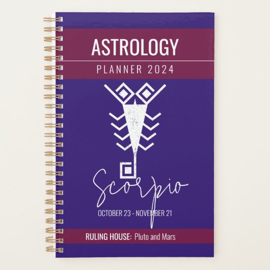 Skorpio Astrologie Planer (Vorderseite)