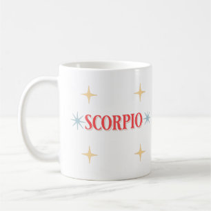 Skorpio Astrologisches Zeichen Tasse des Kaffees