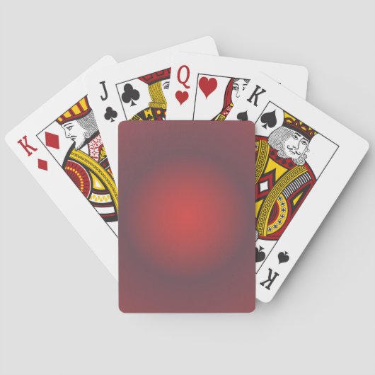 Skorpio Aura Gradient Zodiac, roter Aura Gradient Spielkarten (Rückseite)