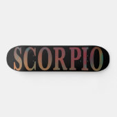 Skorpio Black Skateboard Deck (Horizontal)