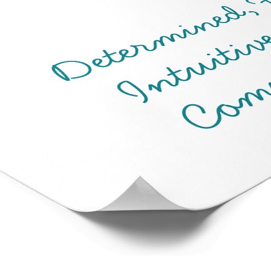 Skorpio - Boy Horoscope Poster (Ecke)