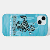 Skorpio Das Schild für das Skorpion-Wasser-Schild Case-Mate iPhone Hülle (Rückseite (Horizontal))