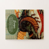 Skorpio das Skorpion Zodiac Zeichen Geburtstag Puzzle (Horizontal)