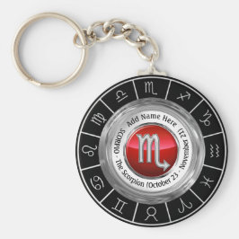 Skorpio - Das Skorpion Zodiac-Zeichen Schlüsselanhänger