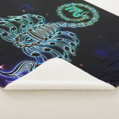 Skorpio der Skorpion zodiac Decke Sherpadecke (3/4)