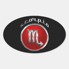 Skorpio - Die Skorpion Ovaler Aufkleber