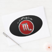 Skorpio - Die Skorpion Ovaler Aufkleber (Umschlag)