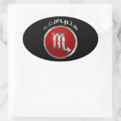 Skorpio - Die Skorpion Ovaler Aufkleber (Tasche)