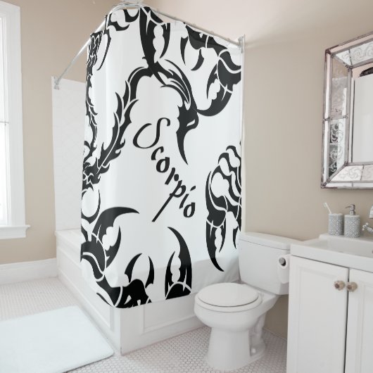 Skorpio Duschvorhang (Beispiel)