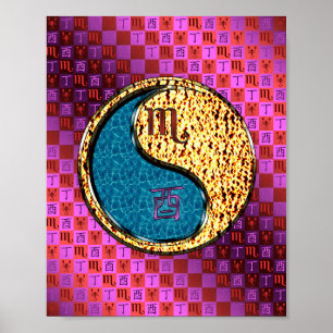 Skorpio & Feuerrooster Poster