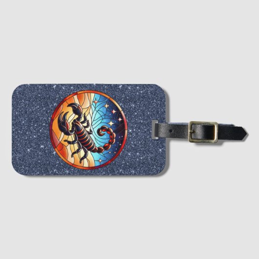 Skorpio Gepäckmarke Gepäckanhänger (Vorderseite (Horizontal))