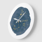 Skorpio Große Wanduhr (Winkel)